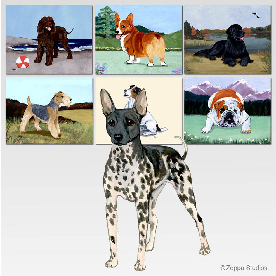 American Hairless Terrier Scenic Cutting Board