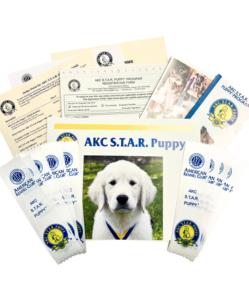 10 Pack AKC S.T.A.R. Puppy Test Material
