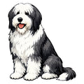 Bearded Collie Watercolor - Ceramic Mug