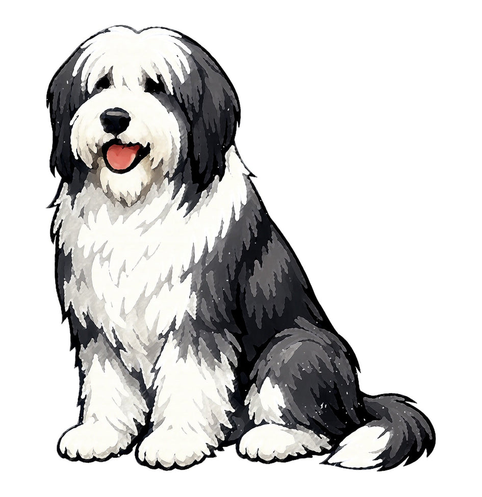 Bearded Collie Watercolor - Ceramic Mug