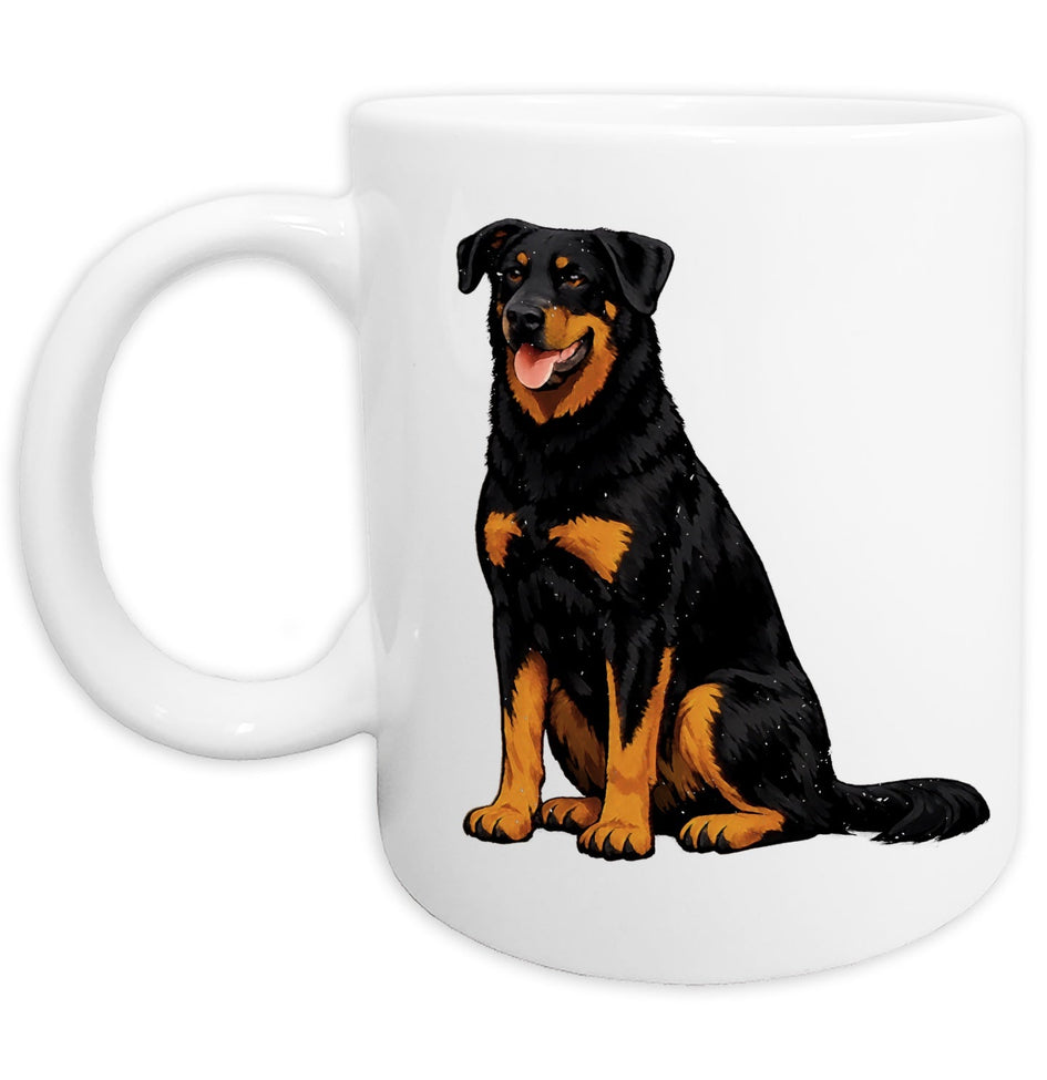 Beauceron Watercolor - Ceramic Mug