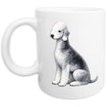 Bedlington Terrier Watercolor - Ceramic Mug
