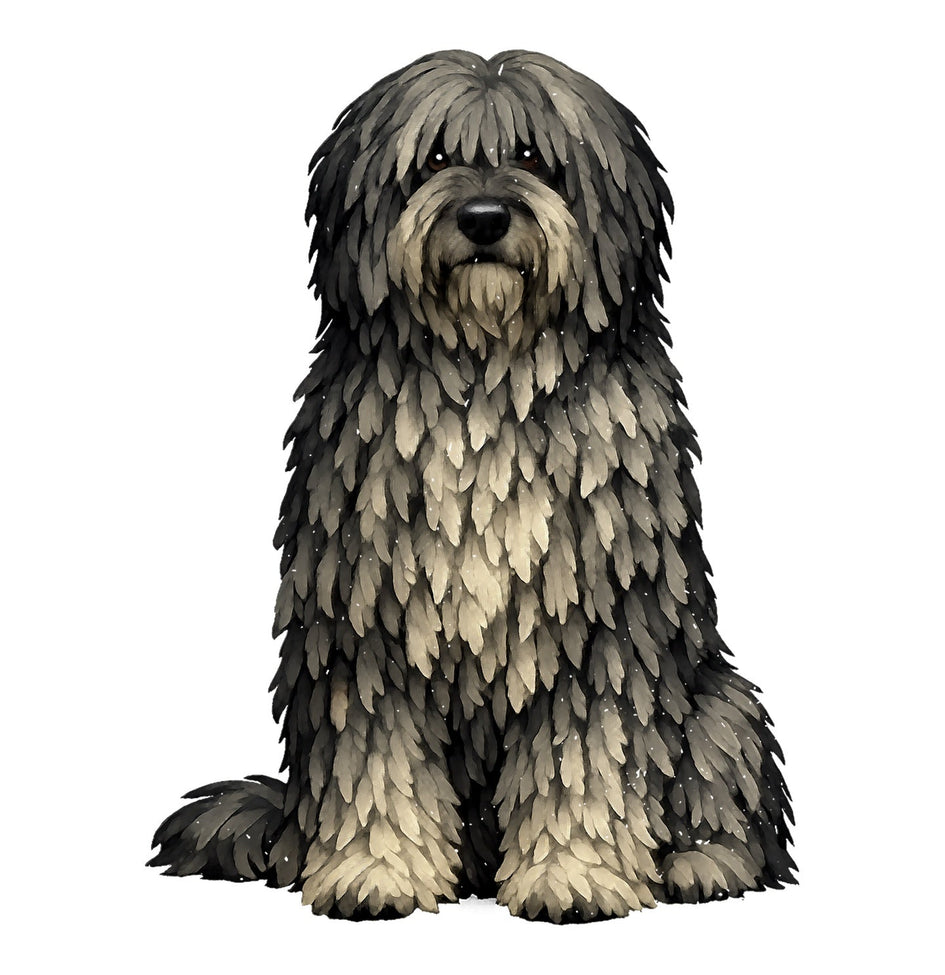 Bergamasco Sheepdog Watercolor - Ceramic Mug