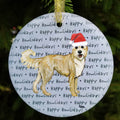 Berger Picard  "Happy Howlidays" Ornament
