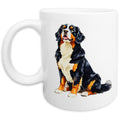 Bernese Mountain Dog Watercolor - Ceramic Mug
