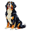 Bernese Mountain Dog Watercolor - Ceramic Mug