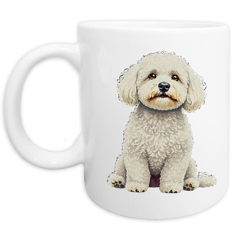 Bichon Frise Watercolor - Ceramic Mug