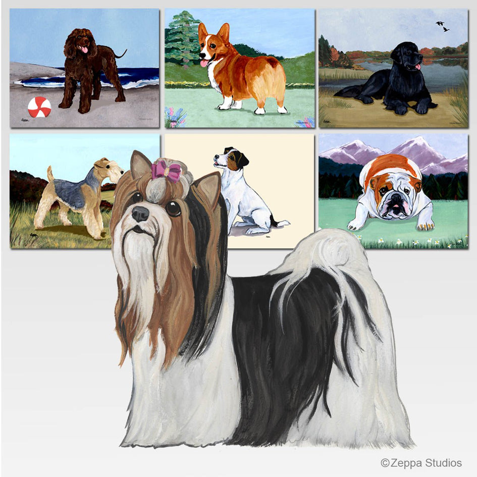Biewer Terrier  Scenic Cutting Board
