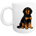 Black and Tan Coonhound Watercolor - Ceramic Mug