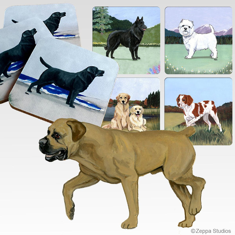 Boerboel Scenic Square Coaster