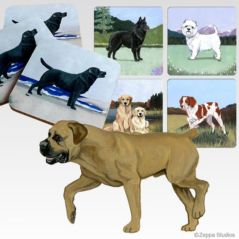 Boerboel Scenic Square Coaster