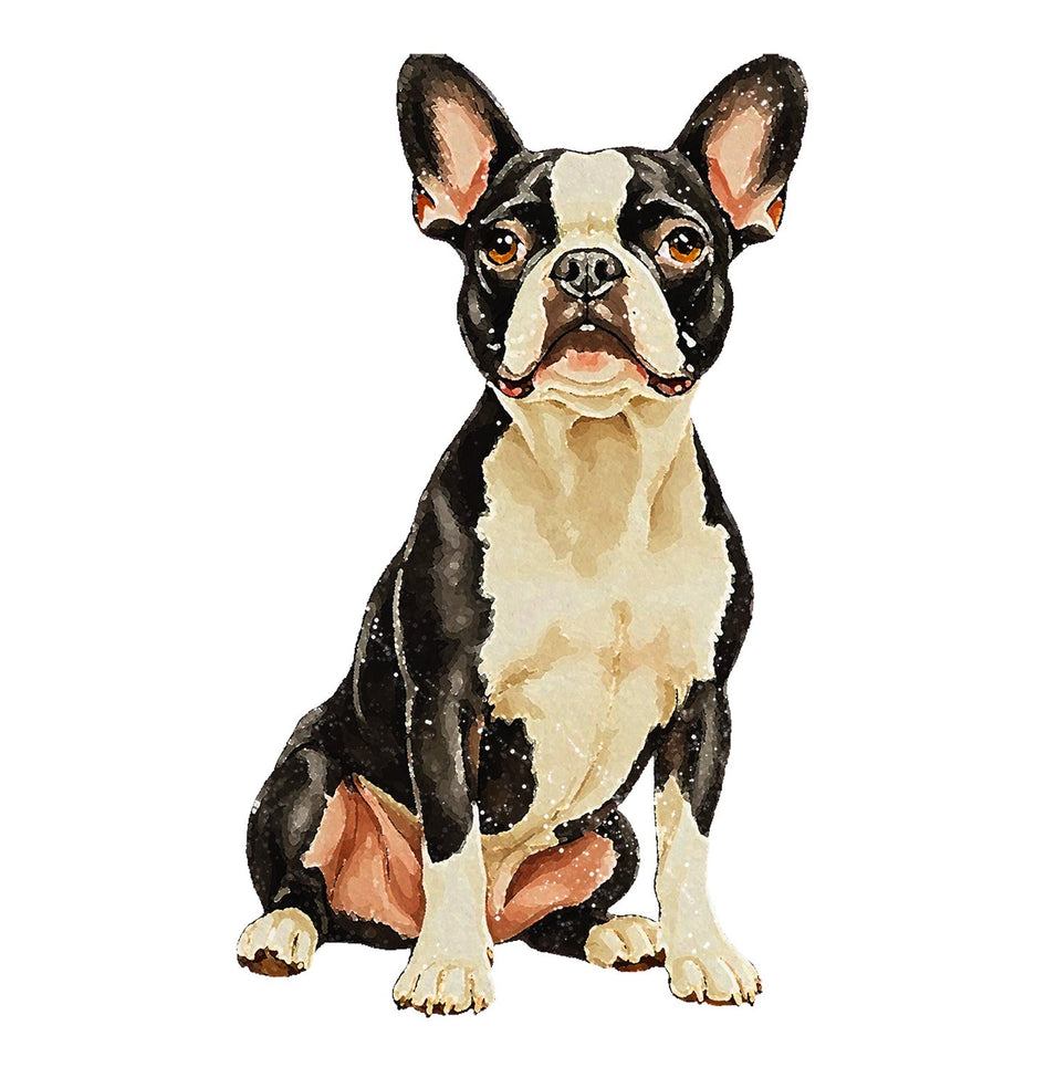 Boston Terrier Watercolor - Ceramic Mug