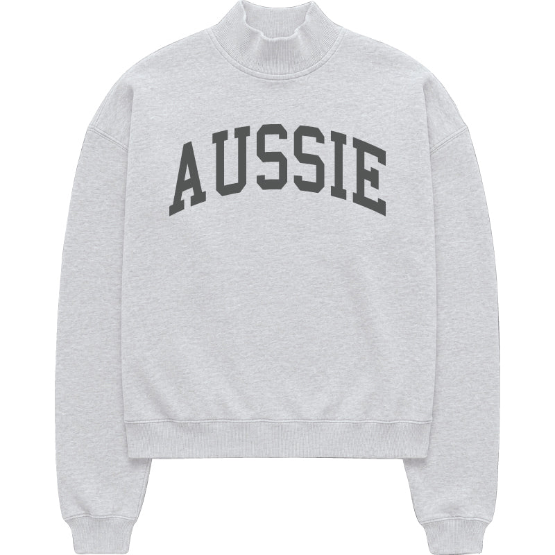 Aussie Mock Neck Sweatshirt