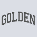 Golden Mock Neck Sweatshirt