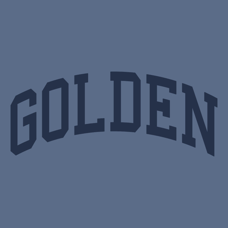 Golden Mock Neck Sweatshirt