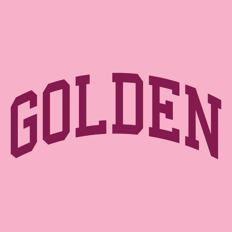 Golden Mock Neck Sweatshirt