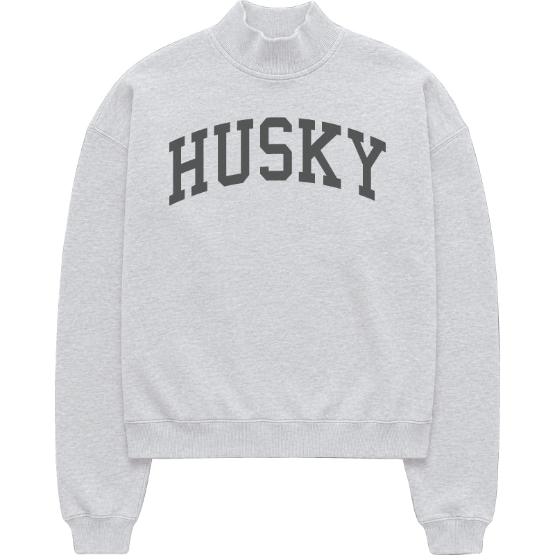 Husky Mock Neck Sweatshirt