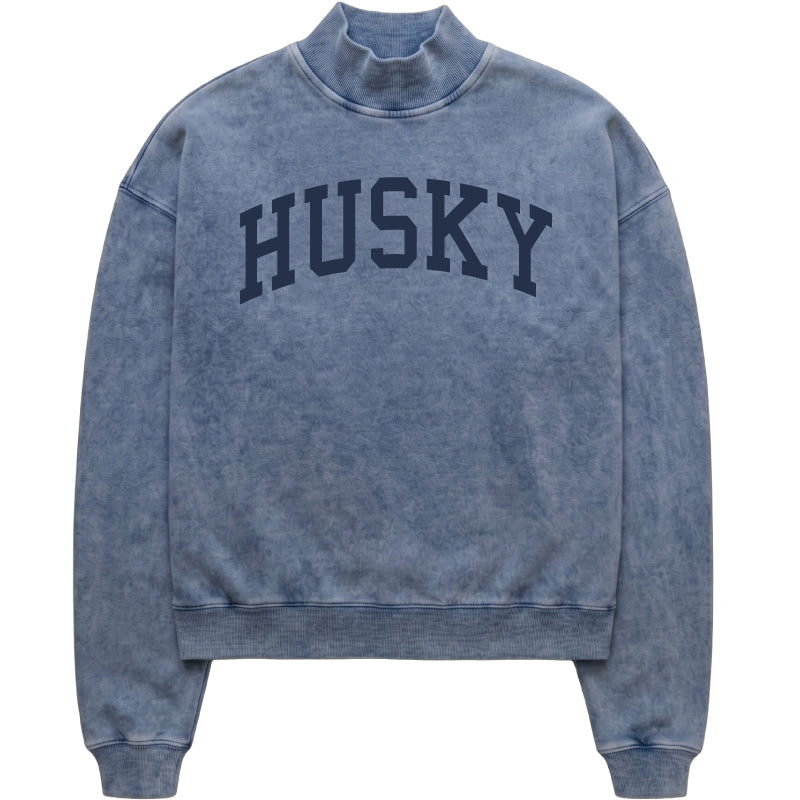 Husky Mock Neck Sweatshirt
