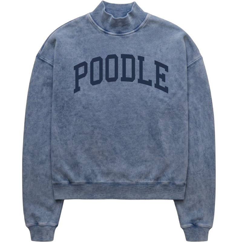 Poodle Mock Neck Sweatshirt
