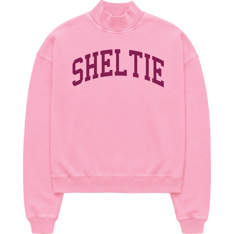 Sheltie Mock Neck Sweatshirt
