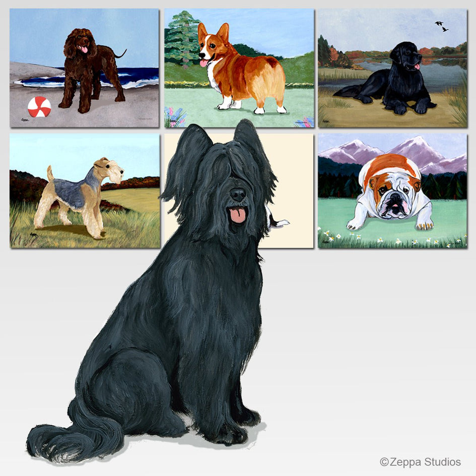 Briard Scenic Cutting Board