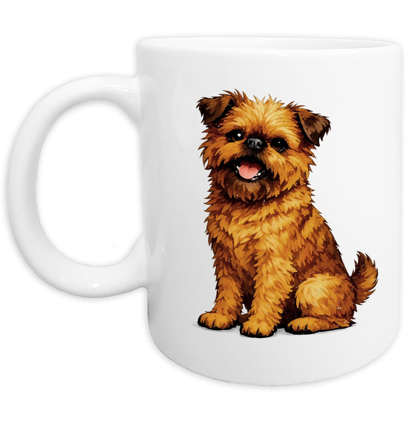 Brussels Griffon Watercolor - Ceramic Mug