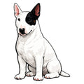 Bull Terrier Watercolor - Ceramic Mug