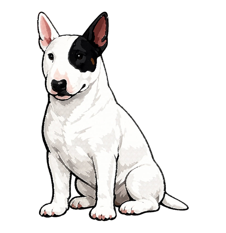 Bull Terrier Watercolor - Ceramic Mug