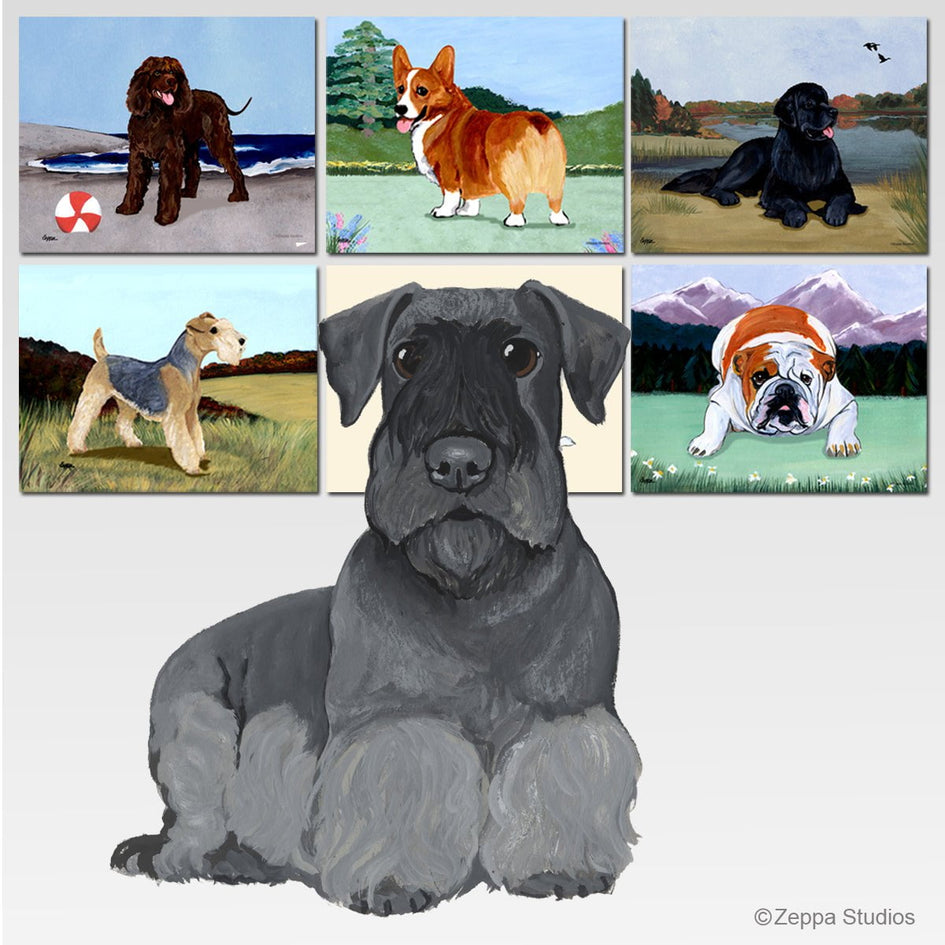 Cesky Terrier Scenic Cutting Board