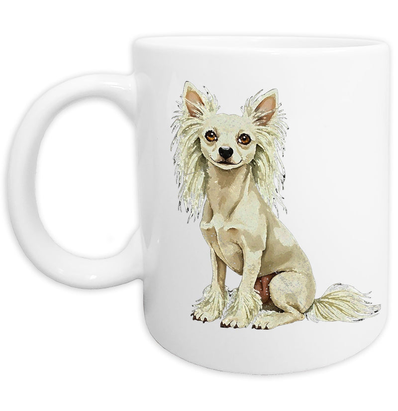 Chinese Crested Watercolor - Ceramic Mug
