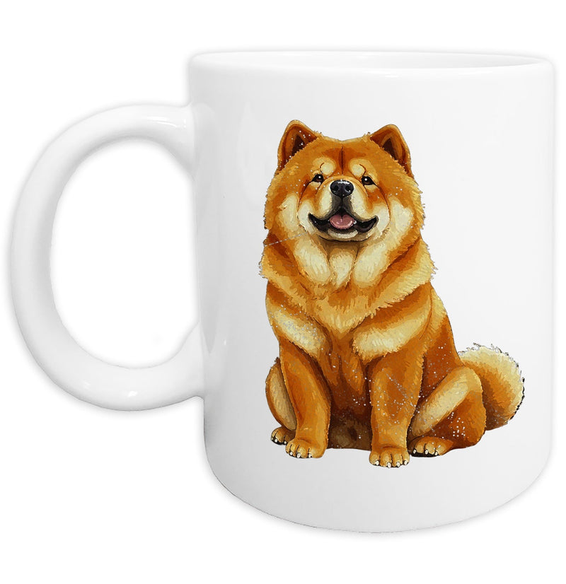 Chow Chow Watercolor - Ceramic Mug