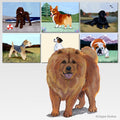 Chow Chow Scenic Cutting Board