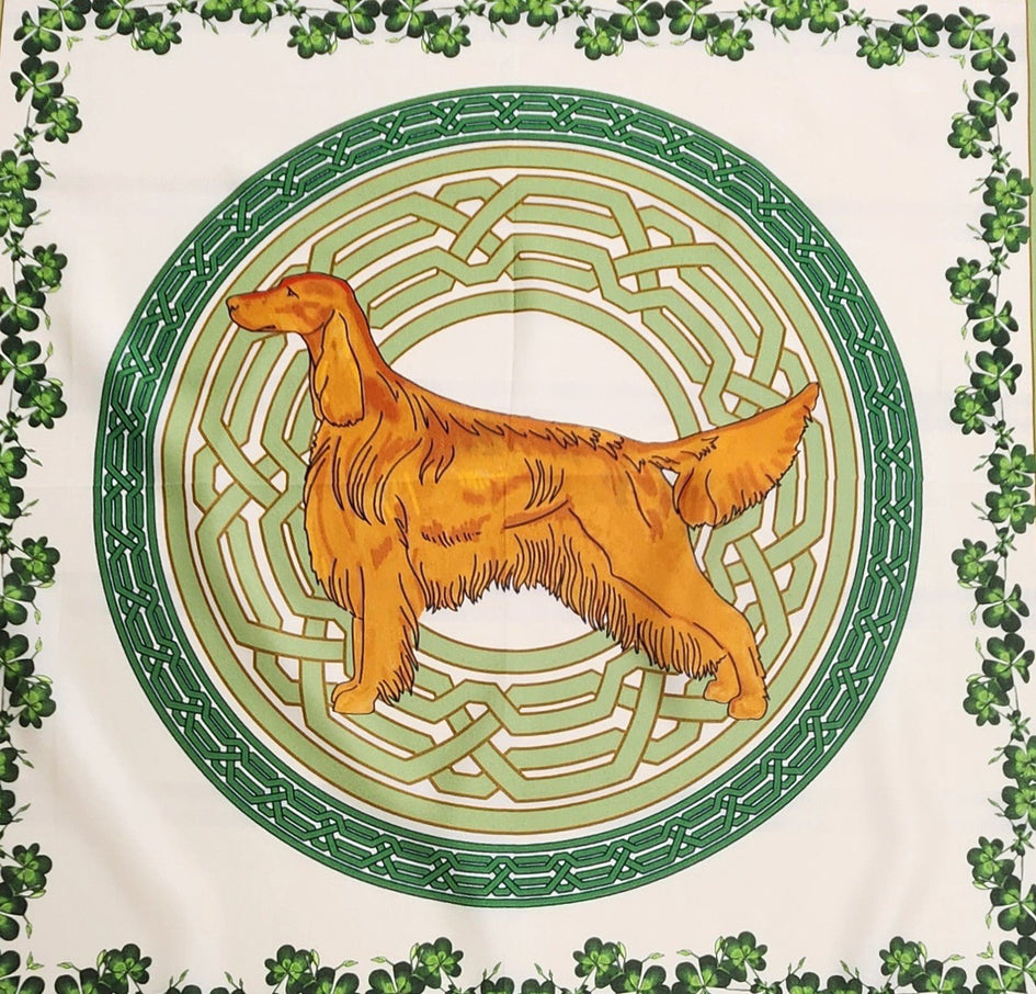 Irish Setter Silk Scarf