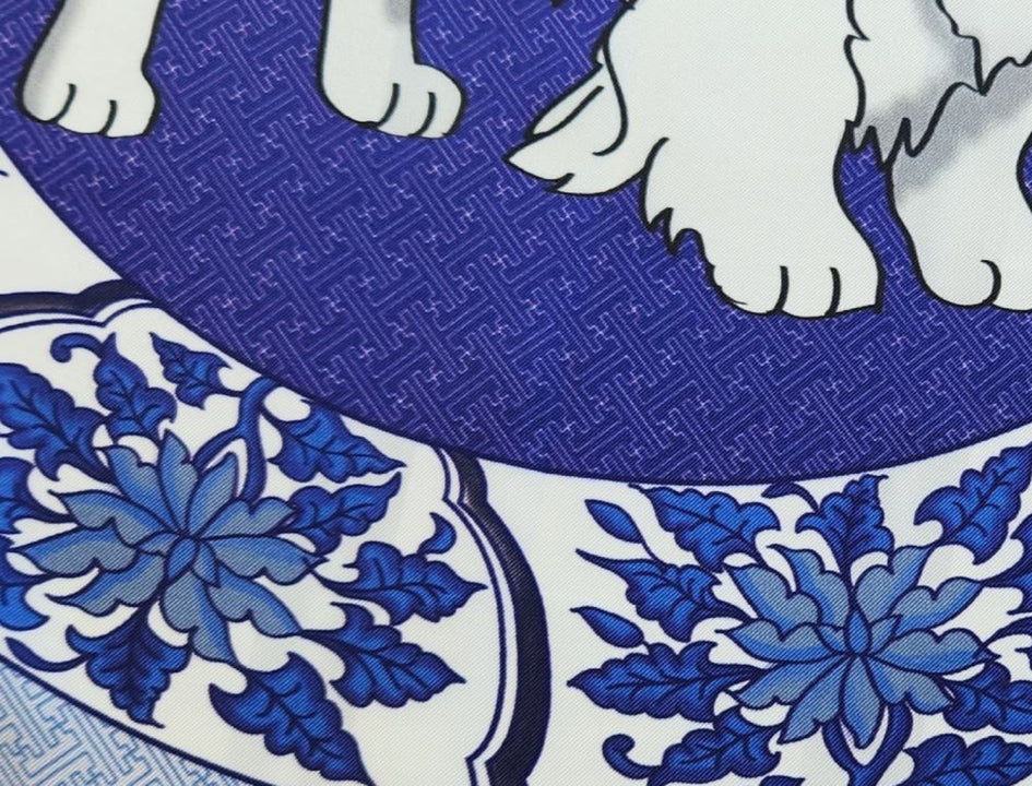 English Toy Spaniel Silk Scarf