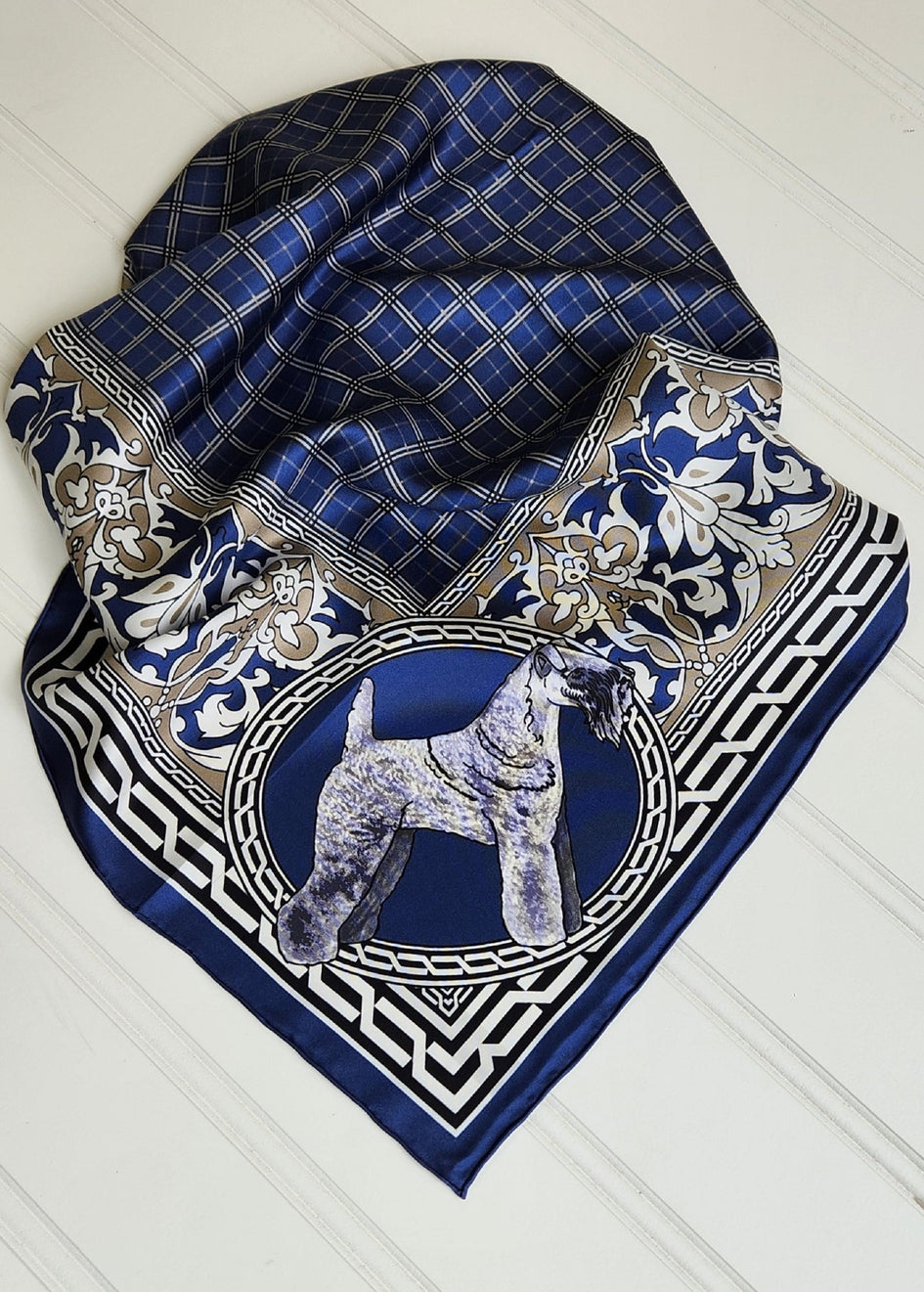 Kerry Blue Terrier Scarf