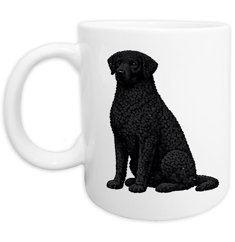 Curly-Coated Retriever Watercolor - Ceramic Mug