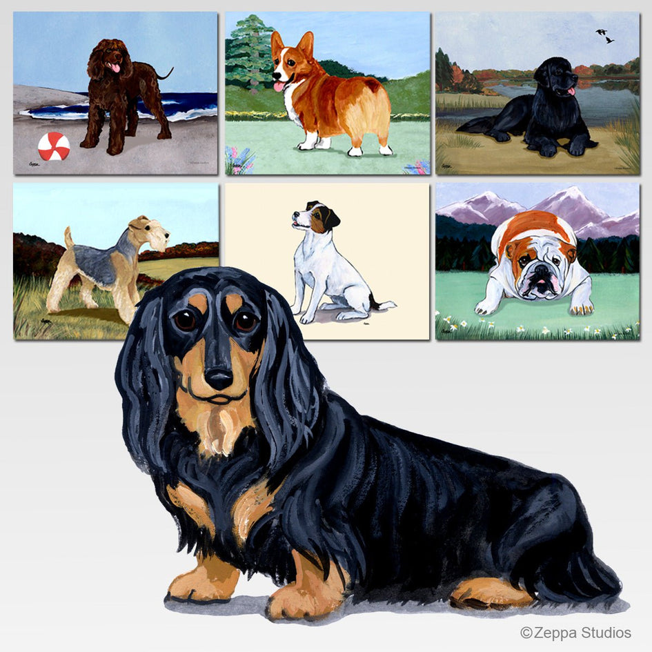 Dachshund  Scenic Cutting Board