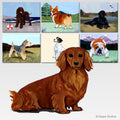 Dachshund  Scenic Cutting Board