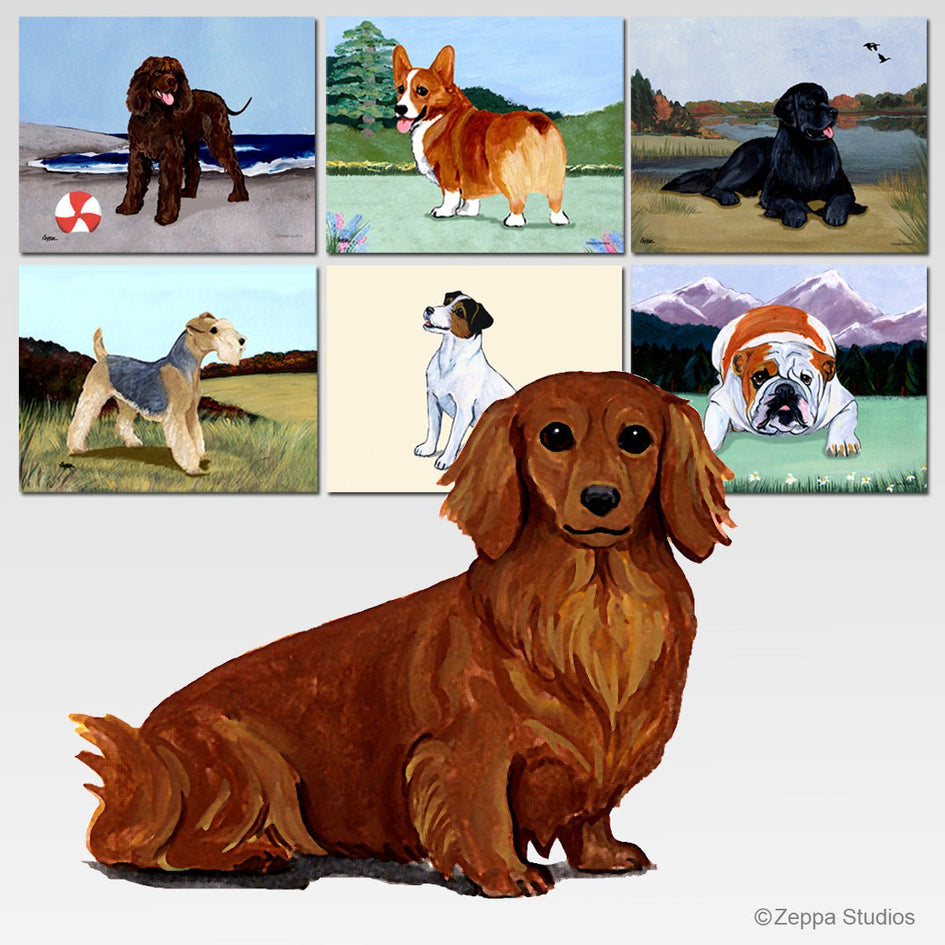 Dachshund  Scenic Cutting Board