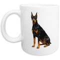 Doberman Pinscher Watercolor - Ceramic Mug