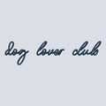 Dog Lovers Club Embroidered Mock Neck Sweatshirt