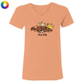 Dog Pile Autumn - Ladies T-Shirt V-Neck