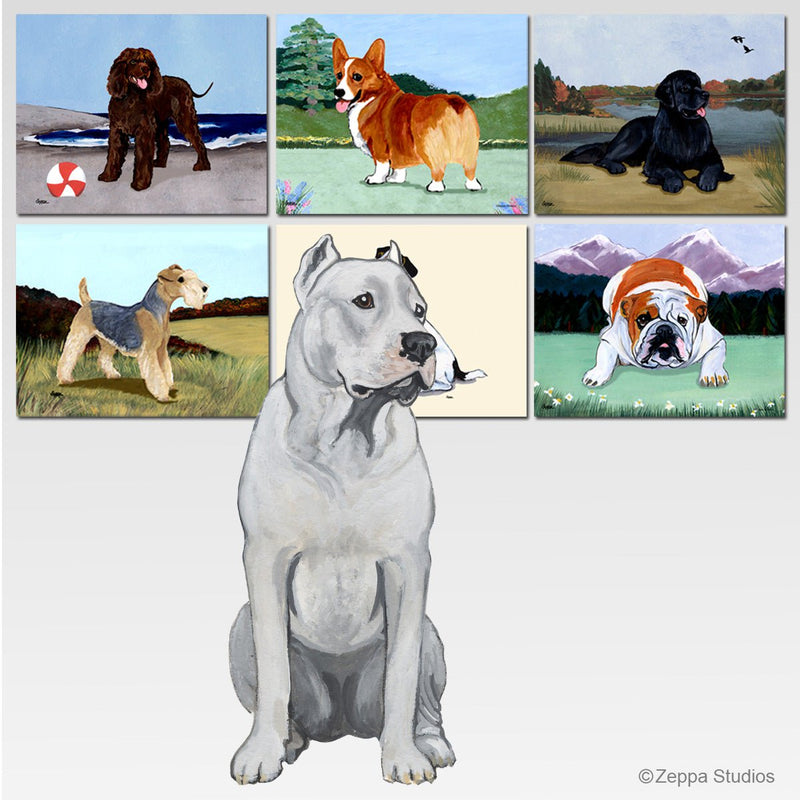 Dogo Argentino Scenic Cutting Board