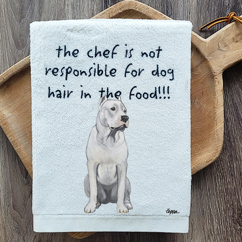 Dogo Argentino Dish Towel