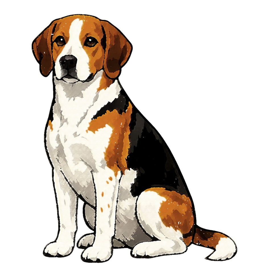 English Foxhound Watercolor - Ceramic Mug