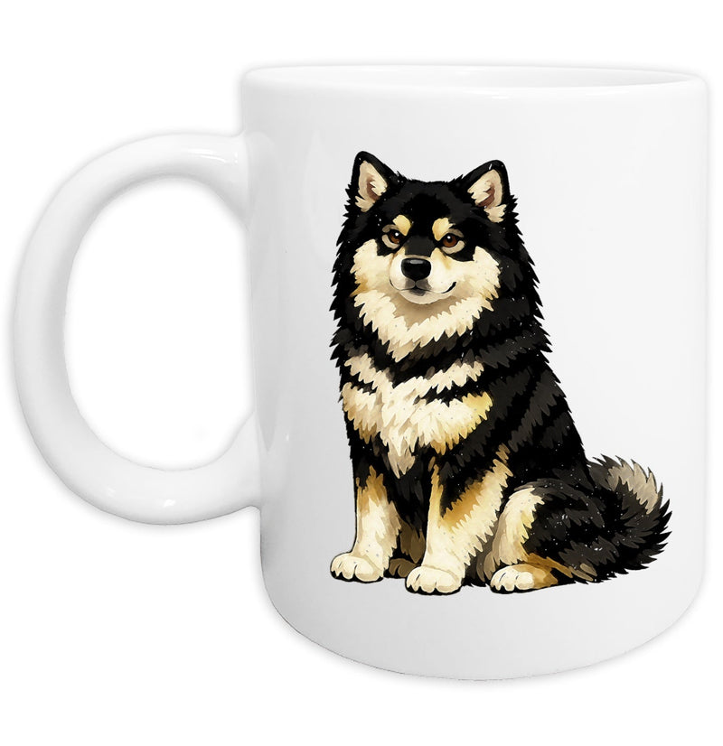 Finnish Lapphund Watercolor - Ceramic Mug