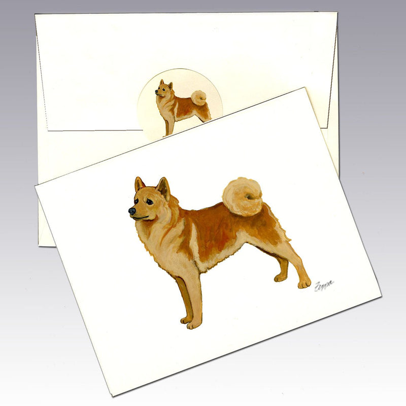 Finnish Spitz Note Cards