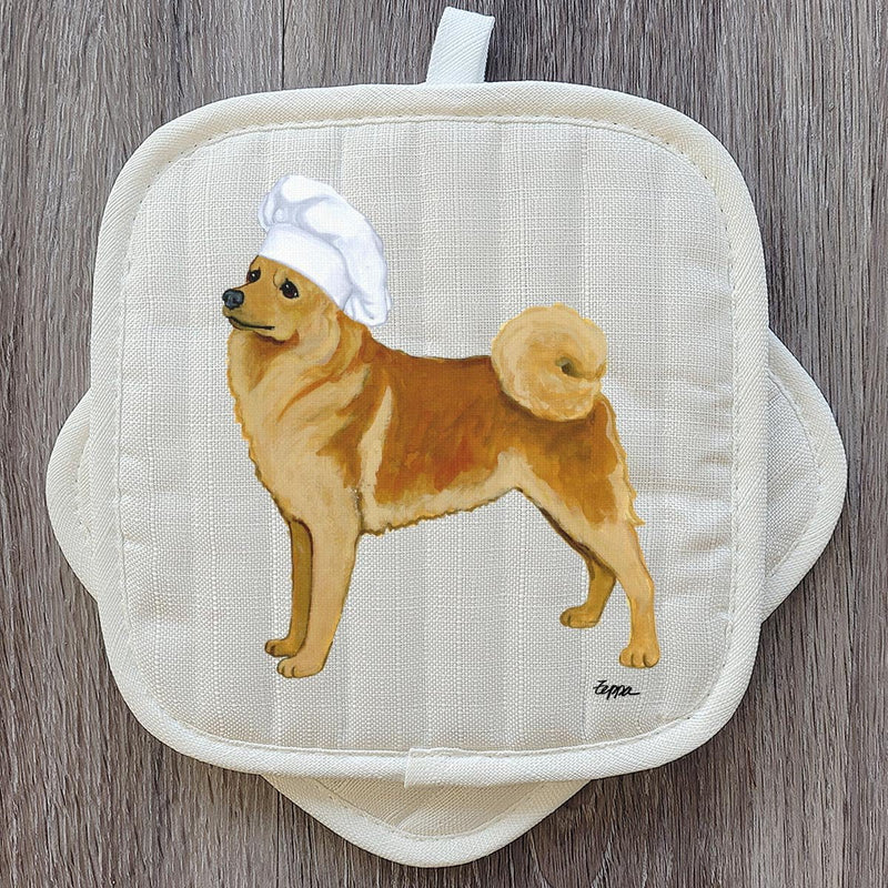 Finnish Spitz Pot Holder Set