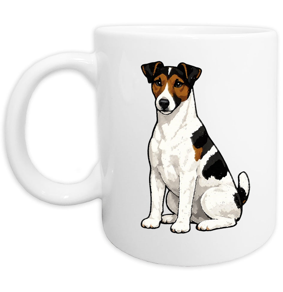 Fox Terrier Watercolor - Ceramic Mug