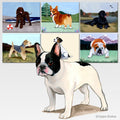 French Bulldog Scenic Cutting Board